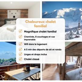 Chaleureux Chalet Familial - Vue époustouflante