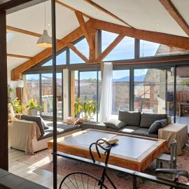 Appartement spacieux à Saint-Jean-Lasseille avec vue sur montagne