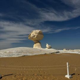 White Desert Camping
