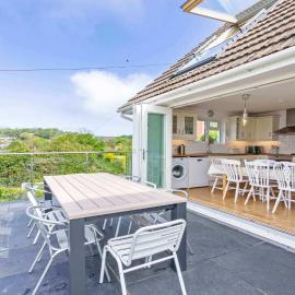 Rooftops Sleeps 8 Hot Tub Views Log Burner