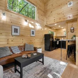 The Charcoal Cabin with Private Deck