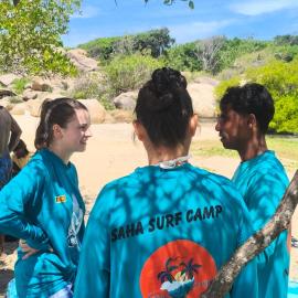 Saha surf camp, hotell i Pottuvil