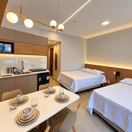 Apart-Hotel Premium Vista Mar - Pé na Areia - beira mar - 10 min Aeroporto, viešbutis mieste Resifė