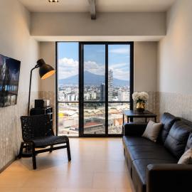 APT21 Puebla - Volcano, Ferris Wheel & City Views in Torres Boudica