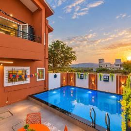 II EMPREAN STAYS II LOVE SHAKE II 2BHK II AC II PRIVATE POOL II FREE WIFI Il
