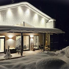 Spacious Villa Ilvesrinne in Ruka - 2 winter ski passes, Sauna, EV Char, Forest views