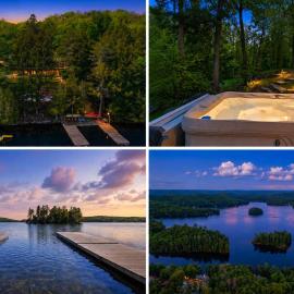 Getaway Cottage LAKE FRONT Muskoka Room Kayaks, Hotel in Dwight
