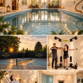 Breezery Retreat - 8 Min to Airport - Indoor Pool Sauna Wellness Billiards Sports Court, hotel u gradu Ričmond