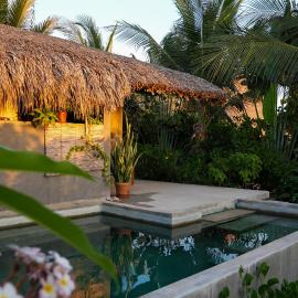 Casa Frente al Mar con Piscina Privada, hotel in Tlachicón