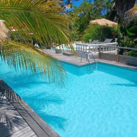 Bungalow accueillant avec jacuzzi à Grand Bourg 25 m²