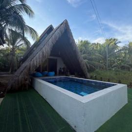 Private villa with pool w 2 bedroom & Starlink