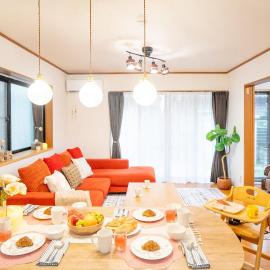 RENEWAL SALE , Max13ppl Family-Friendly , 110sqm , SpaciousLiving&4BRM , LongStay OK , 2CarPark , 25min to NAGOYA & LEGO & Outlet