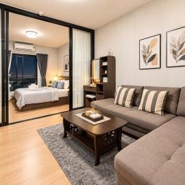 1BR High Floor Condo Phuket Old Town Center