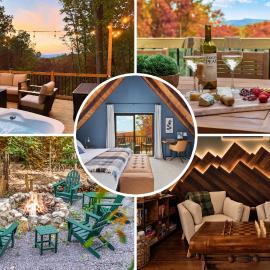 NEW! Stunning Fall Foliage Secluded Retreat, Hot Tub & Fire Pit