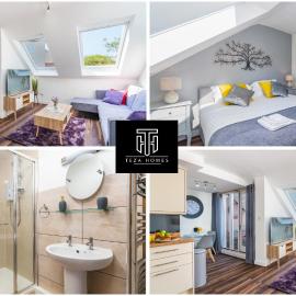 Beautiful Flat - Town Centre - Sleeps 4 - Netflix - Smart TV's By Teza Homes Serviced Accommodations