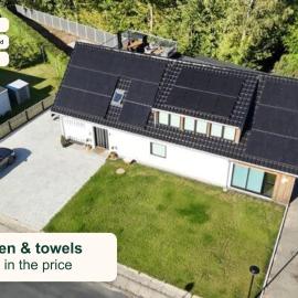 Charming house for 11 persons in Odense with Luxury Rooftop Deck & Free Parking