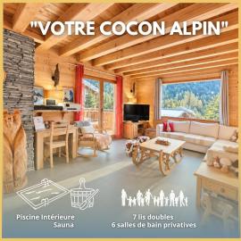Chalet La Tanière 14 Pers - piscine chauffée et sauna - Vars Saint Marcellin, hotel sa Vars