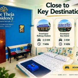 Sree Theja Residency, hotell i Anantapur