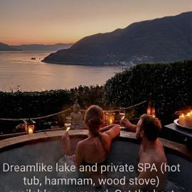 Private Eco Retreat for two- Pool- Spa and Hot Tub - Design and Lake View - Il Giardino delle Ninfe