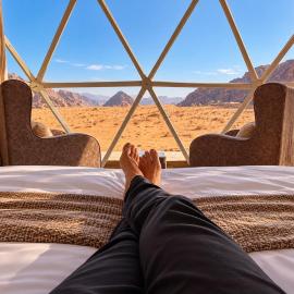 RUMA bubble luxury Camp, hotel en Disah