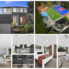 Family Retreat Swim Spa & Basketball court