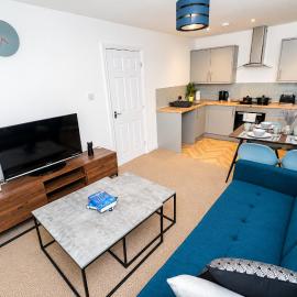 Central Wigan 1 Bedroom Apartment Sleeps 3, WiFi, Ideal for Contractors