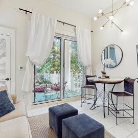 Pleasant studio at The Baytowne Wharf with shared pool hot tub shopping & events