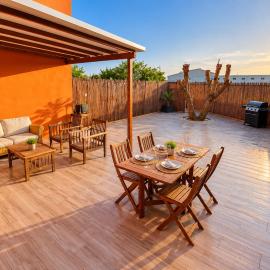 Romántico apartamento, piscina y BBQ en Playa La Tejita, hotel in El Médano