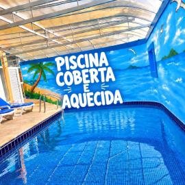 Hotel Costa Balena, Conforto e Piscina aquecida e coberta a 100m da Praia da Enseada