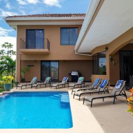 Casa Sol Azul - remarkable, ocean view 4 BR House in Potrero