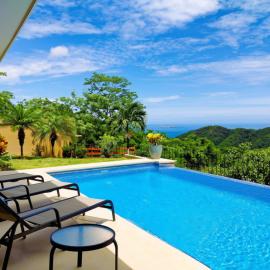 Casa Sol Azul - remarkable, ocean view 4 BR House in Potrero