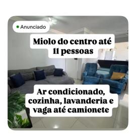 Apartamento telado ar condicionado no centro até 11 pessoas, hotel din Divinópolis