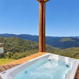 Cabana incrível com vista panorâmica VST010
