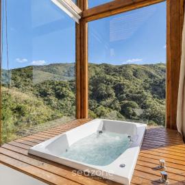 Cabana com vista deslumbrante na serra VST020