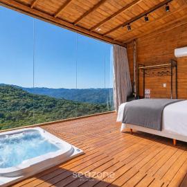 Cabana com vista Serra Catarinense VST023