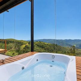 Anitápolis में, होटल Cabana Romântica perto de Florianópolis VST035