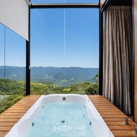 Cabana romântica com vista incrível VST040