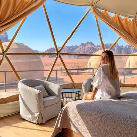 Desert Star of Wadi Rum, hotel di Disah