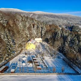 Ferienwohnung Huskyhausen - Urlaub bei Huskys in Alleinlage im Böhmerwald