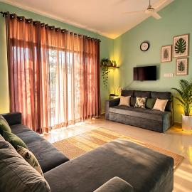 South Goa Stay Nr Benaulim Beach 3 Balconies Private Entry and Reserve Parking Wifi