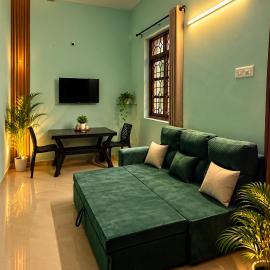 1 Bhk Studio Appt Nr Benaulim Beach WiFi Reserve Parking