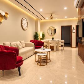 Standard apartments with UPS, across Giga Mall, Pool included