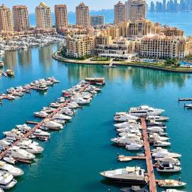 Pearl Studio With a Marina & Yacht View, hotel in Lusail