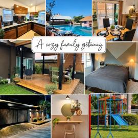 Family Getaway in Gated Village with Pool