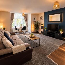 1 bed apartment within a Victorian townhouse, hotell i Hull
