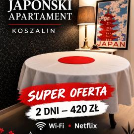 Apartament City Center JAPAN - no smoking, free bottled water, coffea and tea