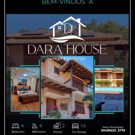 Dara House apart e eventos com piscina, sauna, Jacuzzi e área gourmet para festas