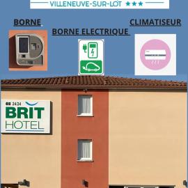Brit Hotel Confort Villeneuve Sur Lot, готель у місті Bias