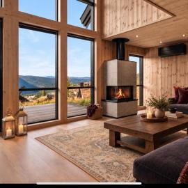 Gausta Mountain Family Cabin, Ski in Ski out and Panoramic View, hotel en Gaustablikk