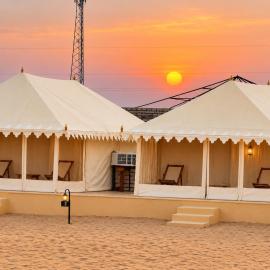 Desert cactus camp Jaisalmer, хотел в Sām